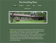 Tablet Screenshot of dwellingplaceva.com